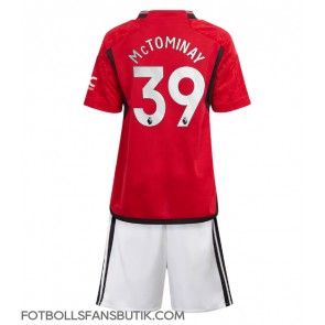 Manchester United Scott McTominay #39 Replika Hemmatröja Barn 2023-24 Kortärmad (+ Korta byxor)